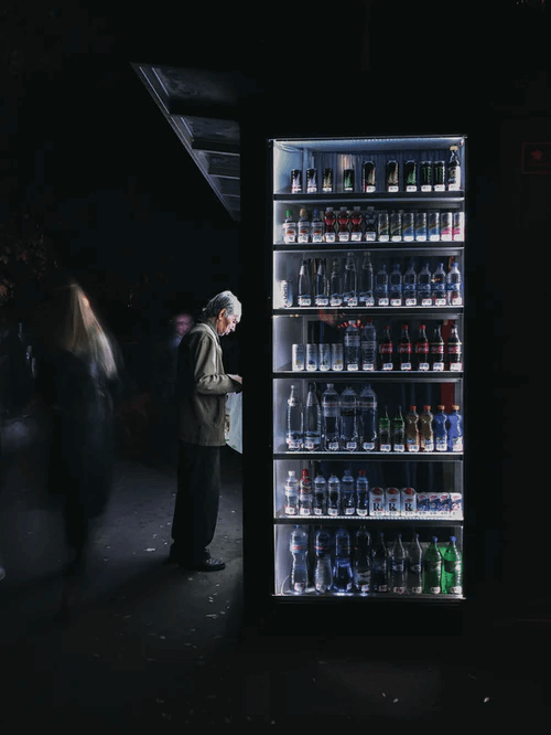 Vending Machine de bebidas.